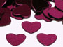 Heart Confetti, Burgundy Available by the Packet or Pound